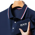 camisa polo de manga curta, moda manga curta confortável respirável topo Boss